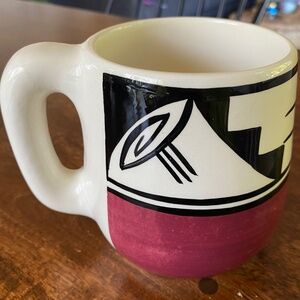 Vintage Ute Mountain Tribe pottery mug 16 oz